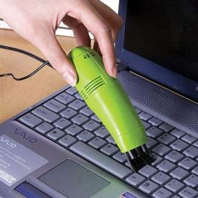 img 1 attached to Мини пылесос для USB NUOBESTY: мощный очиститель для клавиатуры и компьютера для автомобиля или дома (случайный цвет)