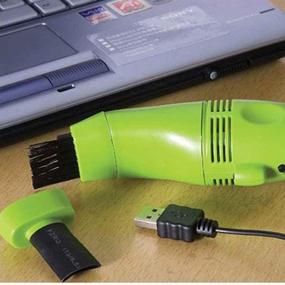 img 2 attached to Мини пылесос для USB NUOBESTY: мощный очиститель для клавиатуры и компьютера для автомобиля или дома (случайный цвет)