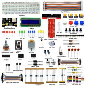 img 4 attached to 👩 Adeept Starter Kit for Raspberry Pi 3 Model B+ B: LCD1602, Motor, C and Python Code - Beginner's Guide with User Manual