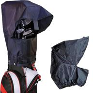 🌧️ waterproof golf bag rain cover - amy sport hood protection black pack - durable and lightweight raincoat for men and women golfers logo