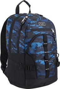 img 4 attached to 🎒 Turquoise Fuel Multipocket Backpack with Webbing Straps - Organize Your Essentials Stylishly