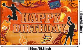 img 3 attached to Basketball Birthday Photography Background Decorations