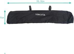 img 1 attached to 🚲 Vincita XL Water-Resistant Handlebar Cover with Adjustable Strap - Durable Bike Cover for Mountain and Road Bicycles - Ideal Bike-Packing Accessory