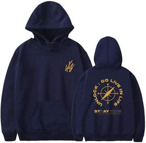 img 4 attached to Xkpopfans Kpop Stray Hoodie Unlock Boys' Clothing