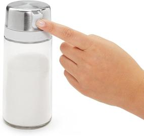 img 3 attached to OXO Grips Glass Sugar Dispenser: Organize & Dispense Sugar with Ease!