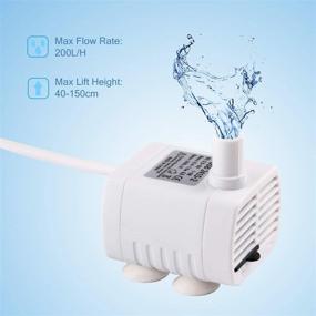 img 1 attached to 💦 Driew 3W DC 3.5-8V USB Water Pump: Powerful, Submersible & Waterproof - Ideal for Solar Applications!