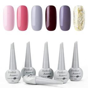 img 4 attached to 💅 Enhance Your Nails with Perfect Summer Gel Nail Polish - 6 Trend Colors for a Soak Off LED Manicure at Home