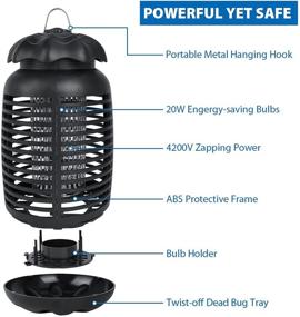 img 3 attached to Электрический противомоскитный водостойкий ультрафиолетовый аттрактант