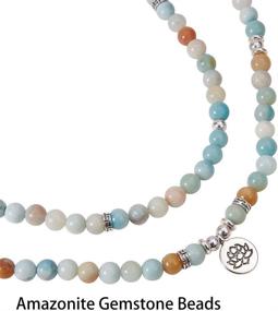 img 1 attached to SUNNYCLUE Bracelets Necklace Amazonite Gemstone Beading & Jewelry Making