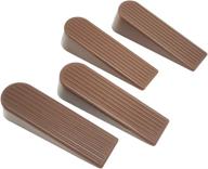 brown rubber stopper stops floor logo