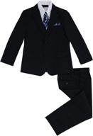 👔 pinstripe handkerchief boys' clothing by luca gabriel - toddler size logo
