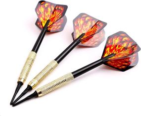 img 3 attached to 🎯 MAXMAU Soft Tip Darts for Electronic Dartboard with Standard Dart Flights - Plastic Point Design, Set of 18 Darts