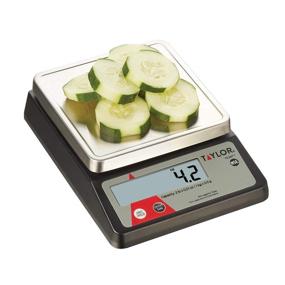 img 2 attached to Compact Digital Portion Control Kitchen Scale - Taylor Precision Products, Universal, Black