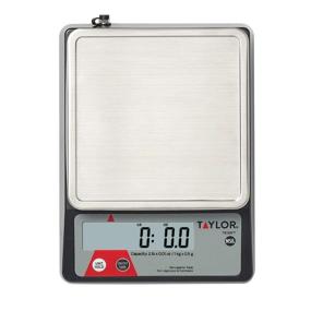 img 1 attached to Compact Digital Portion Control Kitchen Scale - Taylor Precision Products, Universal, Black