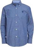 👕 stretch boys' clothing: woven shirt with chaps sleeves logo