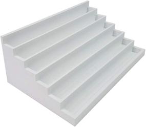 img 3 attached to 📂 Totally-Tiffany Stamp & Supply Stadium 6-Level Organizer, One Size, White