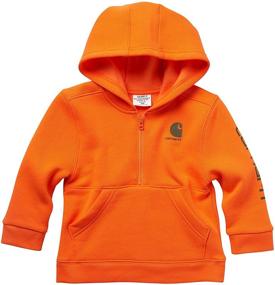 img 1 attached to Carhartt Sleeve Hoodneck Sweatshirt Denim Boys' Clothing in Fashion Hoodies & Sweatshirts