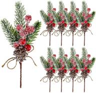 christmas needles artificial holiday ornaments logo