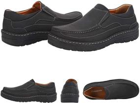 img 3 attached to CREPUSCOLO Classic Breathable Walking Numeric_10 Men's Shoes and Loafers & Slip-Ons