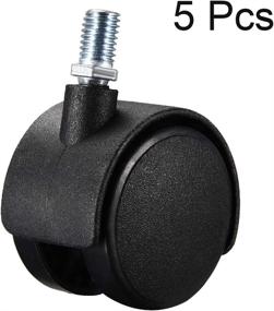 img 2 attached to Uxcell Furniture Casters: Premium Threaded Capacity Material Handling Products and Casters