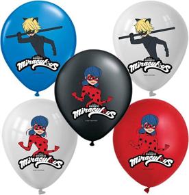 img 4 attached to Miraculous LadyBug Party Balloons Assorted