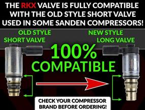img 3 attached to 🚗 Клапан управления компрессором кондиционера RKX - Совместим с компрессорами Sanden PXE16 PXE14 MK5 MK6 B8 TDI Audi и Volkswagen