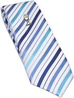 premium striped silver chalice communion neckties: 45 inch boys' accessories for a timeless look logo