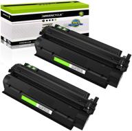 🖨️ greencycle 2 pk compatible c7115x 15x black laserjet toner cartridge: hp laserjet 1000 1200se 1220 3300 3310 3320 3330 3380 printer replacement logo