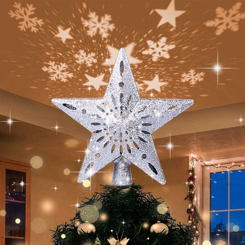 christmas projector shinning snowflake decorations 로고