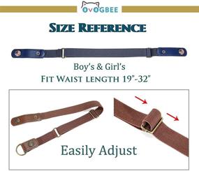 img 1 attached to Versatile 3-Pack Elastic Belts: Adjustable Stretch Belts for Kids - Boys and Girls