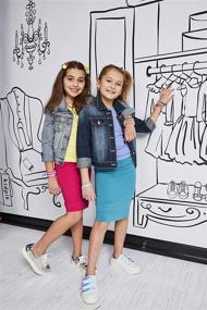 img 1 attached to KIDPIK Girls Pencil Skirts Pack: Stylish and Versatile Girls' Clothing Options