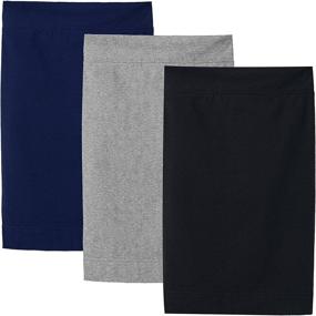 img 3 attached to KIDPIK Girls Pencil Skirts Pack: Stylish and Versatile Girls' Clothing Options