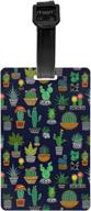 wowusuo cactus luggage tags suitcase tag logo