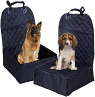 premium lkjybg multi dog car seat covers: 100% waterproof, non slip, durable for cars, trucks & suvs logo