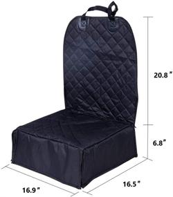 img 3 attached to Premium LKJYBG Multi Dog Car Seat Covers: 100% Waterproof, Non Slip, Durable for Cars, Trucks & SUVs