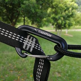 img 1 attached to 🔒 CARAPEAK 12kN Heavy Duty Small D Shape Aluminium Carabiners - Versatile Clips for Hammock, Camping, Hiking & Backpacking - Secure and Lightweight