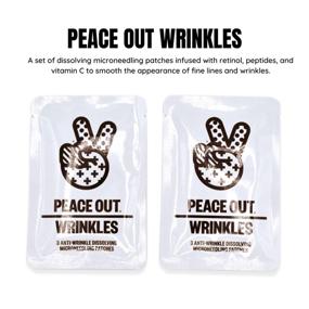 img 3 attached to 🌟 Peace Out Microneedling Anti-Wrinkle Retinol Patches, 6 Patches - Advanced Anti-Aging Patches with Peptides and Vitamin C for Face, Forehead - Effective Skincare Treatment for Fine Lines, Wrinkles, and Dull Skin