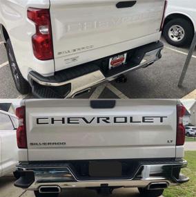 img 3 attached to 🔥 Enhance Your Silverado with 3D Raised Tailgate Insert Letters - Compatible with 2019 2020 Silverado Models (Gloss Black)