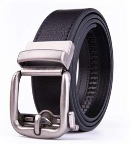 img 4 attached to 🔧 Ratchet Leather Automatic 2075Black 42 44Waist Men's Accessories: Enhanced Style and Functionality