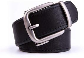 img 3 attached to 🔧 Ratchet Leather Automatic 2075Black 42 44Waist Men's Accessories: Enhanced Style and Functionality