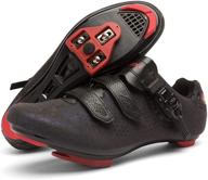 🚴 road bike shoes for men's cycling with look delta cleats for lock pedals - ideal spin shoes for road, peloton, and indoor biking logo