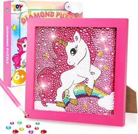 img 4 attached to TOY Life Diamond Painting Wooden Arts & Crafts