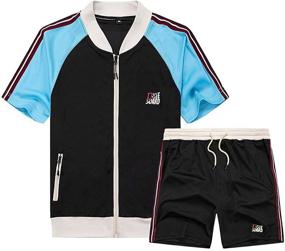 img 4 attached to Litteking Tracksuits Outfit Casual Jogging Sports & Fitness and Team Sports