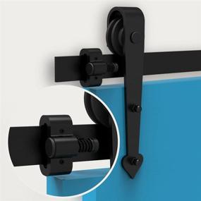 img 3 attached to Enhance Your Barn Door Experience with TSMST Sliding Barn Door Stopper: Easy Install, Adjustable Spring, 2pcs