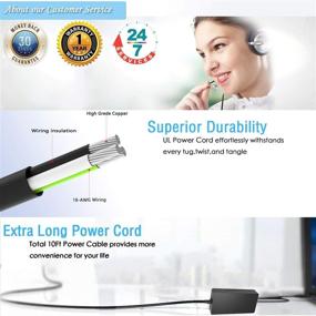 img 3 attached to Power Supply Adapter Cord for Lenovo Yoga A940 A940-27ICB, Thinkpad P51 P52 P53 P15 P17 P71 P72 P73 P340 T15g Gen 1 2 Laptop - 230W AC Charger