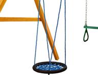 🌪️ gorilla playsets large orbit swing - 26" nylon blue: the ultimate outdoor fun логотип