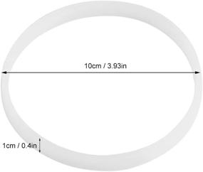 img 3 attached to Fdit 4PCS White Rubber Sealing O-Ring Gasket Replacement for Ninja Juicer Blender - Improved Rubber Seal Ring for Enhanced Performance