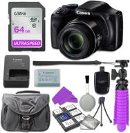 📷 canon powershot sx540 digital camera bundle: 64gb sd memory card + accessories - a perfect combination! logo