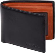 premium men's accessories with genuine leather compartments: unhampered by windows logo