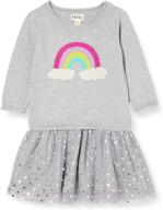 👗 girls' clothing: hatley metallic hearts dresses for toddlers and little girls logo